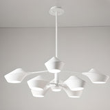 Modern Acrylic Geometric Tiered Sputnik Chandelier Image - 19