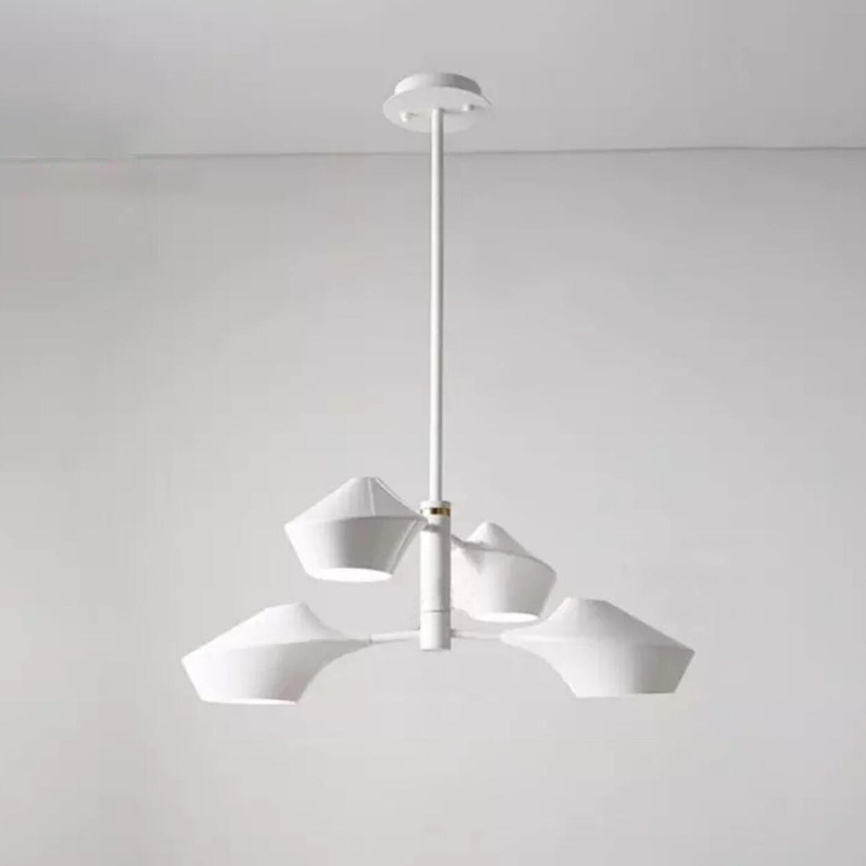 Modern Acrylic Geometric Tiered Sputnik Chandelier Image - 21