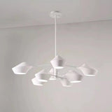 Modern Acrylic Geometric Tiered Sputnik Chandelier Image - 24