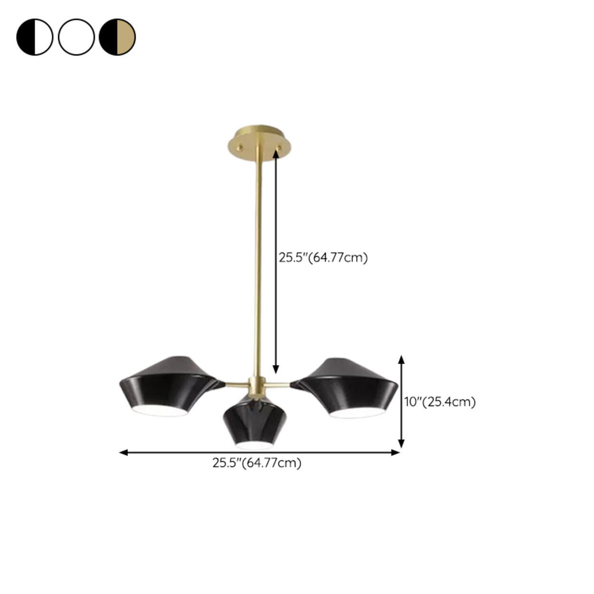 Modern Acrylic Geometric Tiered Sputnik Chandelier Image - 30