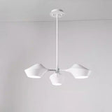 Modern Acrylic Geometric Tiered Sputnik Chandelier Image - 5