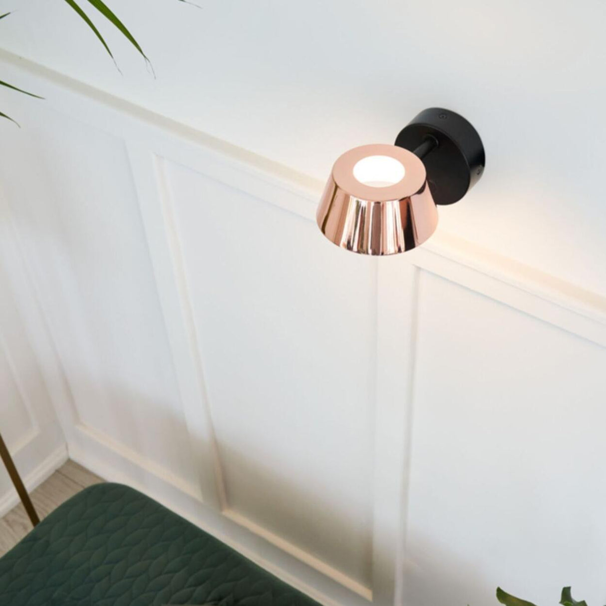 Modern Adjustable Black Cylinder LED Wall Sconce Image - 6