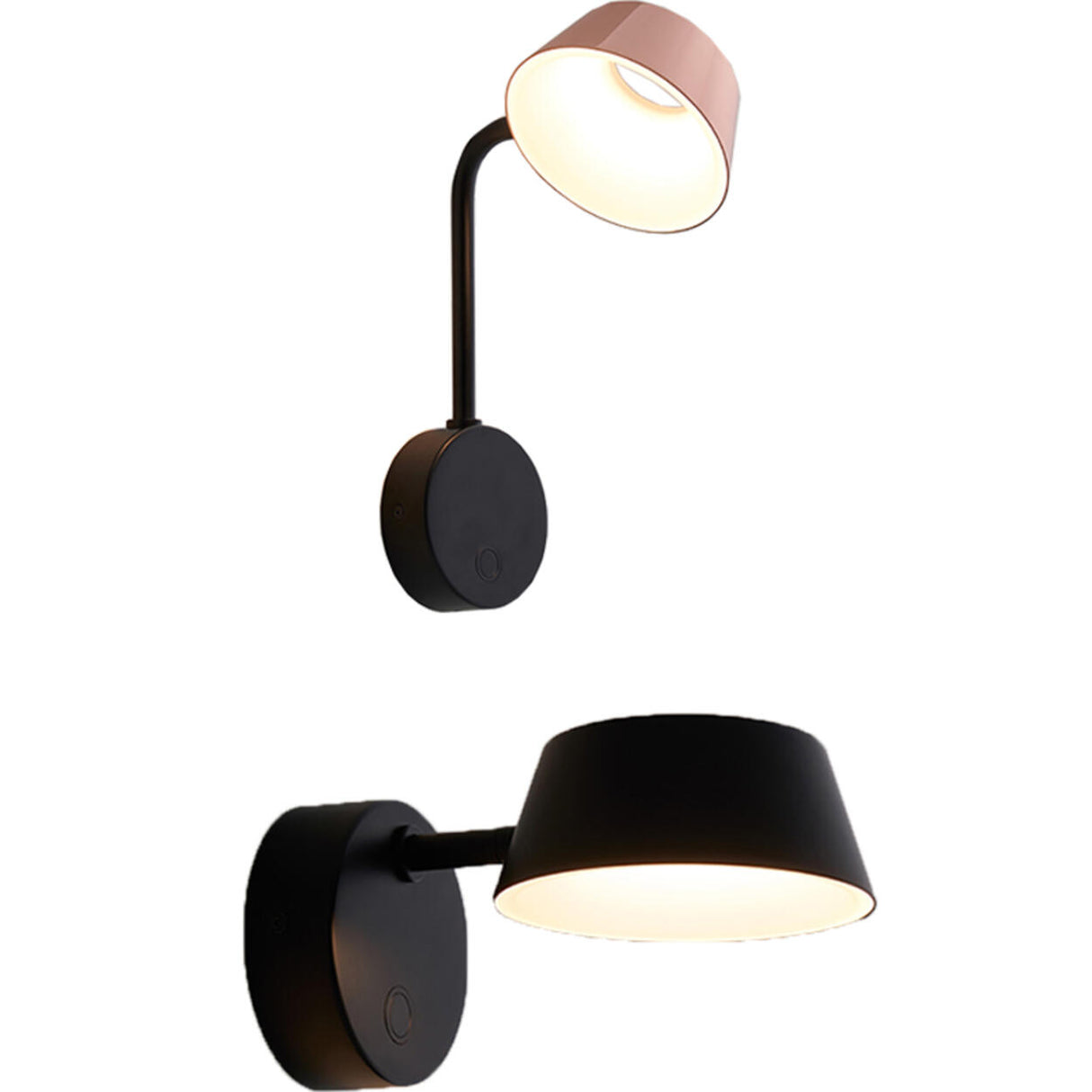 Modern Adjustable Black Cylinder LED Wall Sconce Image - 9