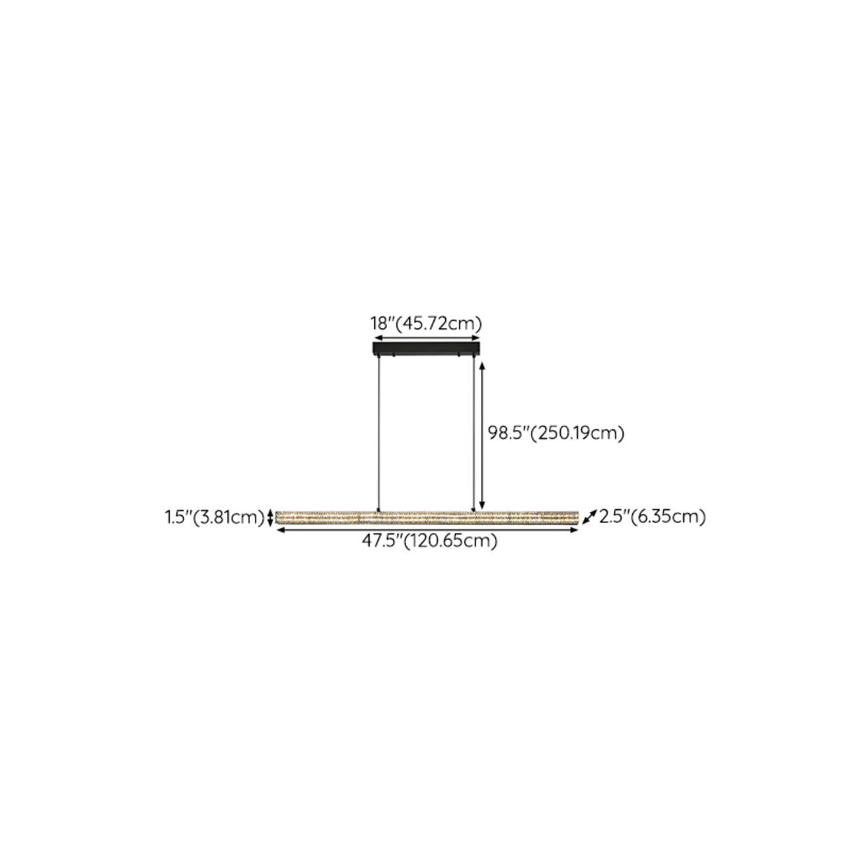 Modern Adjustable Black Linear Island Pendant Light Image - 11