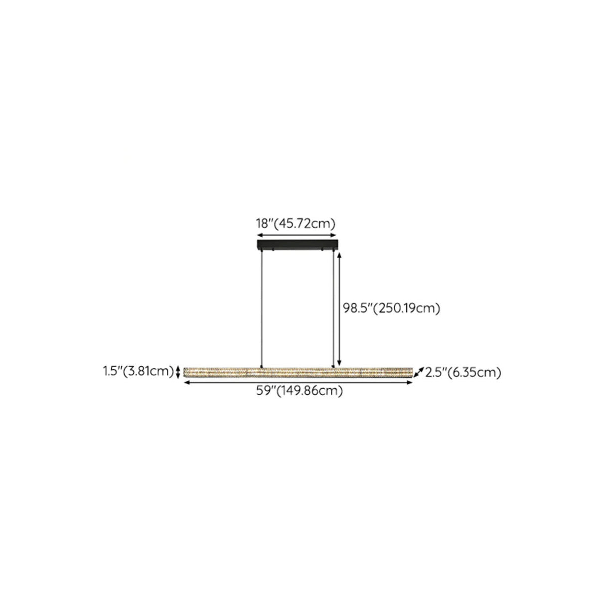 Modern Adjustable Black Linear Island Pendant Light Image - 12