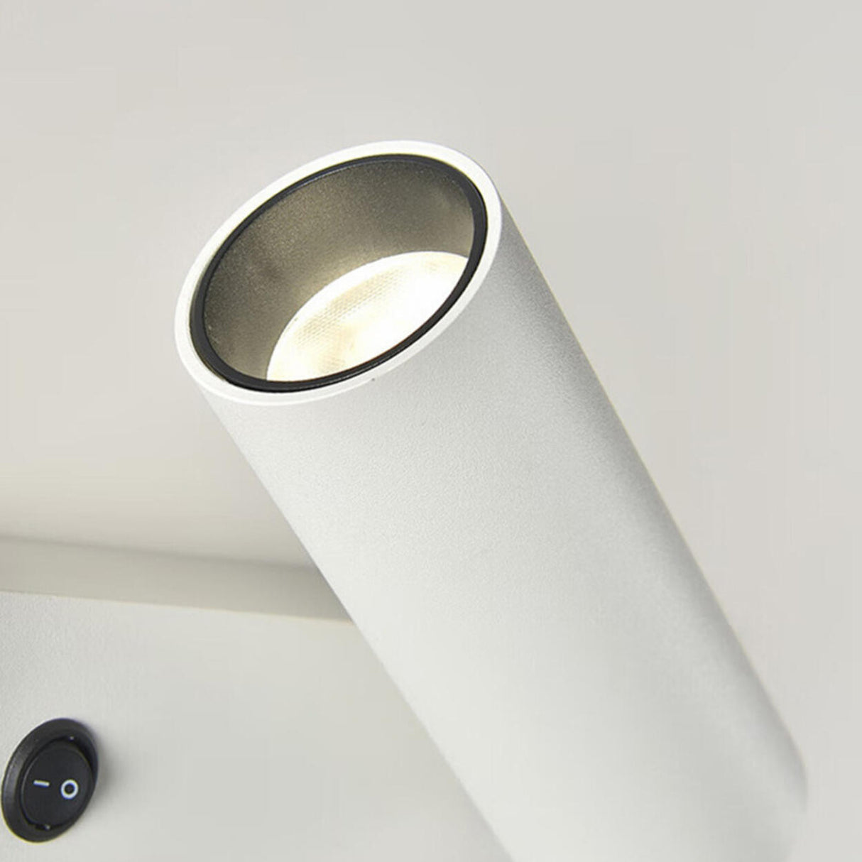 Modern Adjustable Cylinder Bedroom LED Wall Sconce Image - 12
