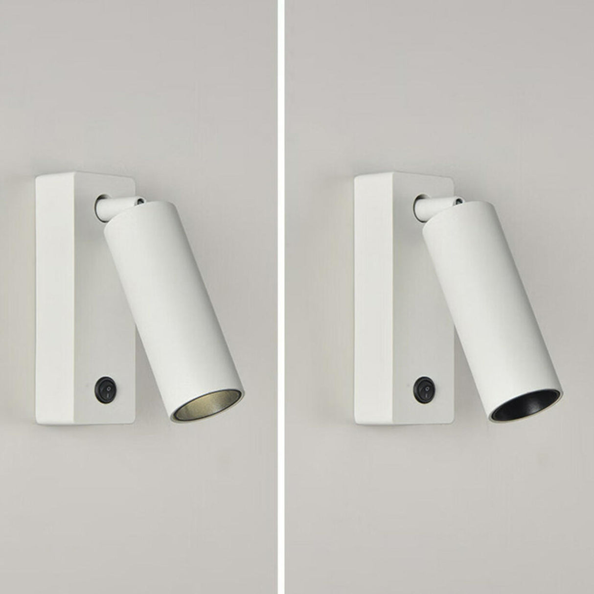 Modern Adjustable Cylinder Bedroom LED Wall Sconce Image - 6
