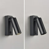 Modern Adjustable Cylinder Bedroom LED Wall Sconce Image - 7