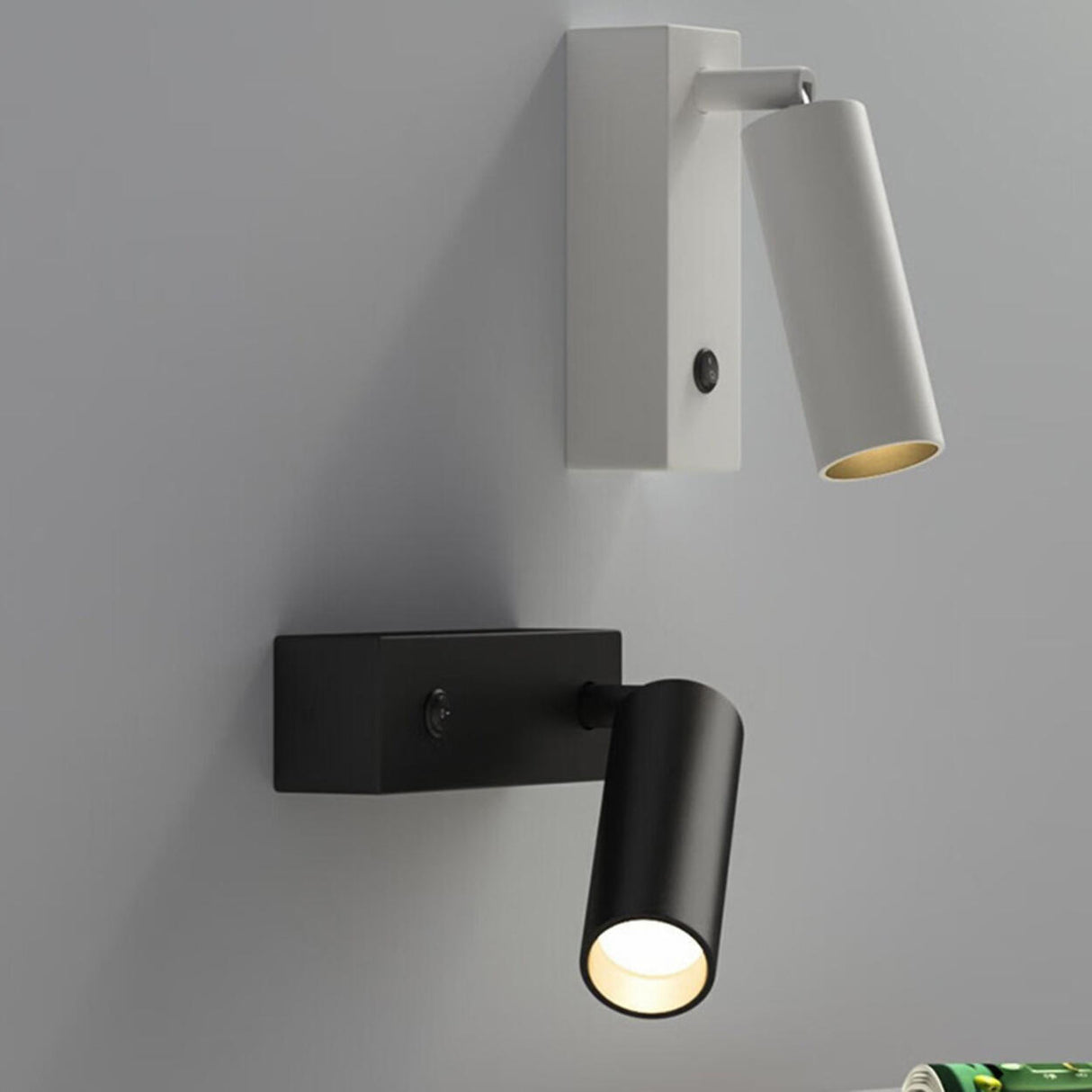 Modern Adjustable Cylinder Bedroom LED Wall Sconce Image - 8