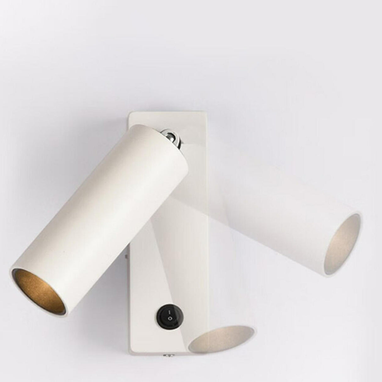 Modern Adjustable Cylinder Bedroom LED Wall Sconce Image - 9