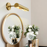 Modern Adjustable Geometric Metal LED Vanity Light Image - 1