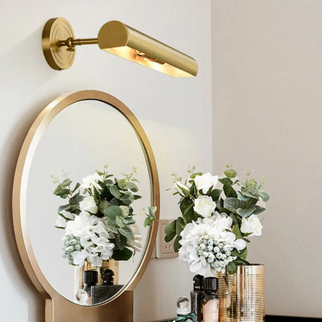 Modern Adjustable Geometric Metal LED Vanity Light Image - 1