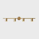 Modern Adjustable Gold Cylinder Vanity Wall Light Image - 8