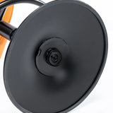 Modern Adjustable Height Swivel Leather Bar Stool with Footrest Image - 11