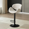 Modern Adjustable Height Swivel Saddle Bar Stool with Footrest Image - 11