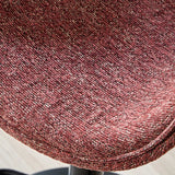 Modern Adjustable Height Swivel Saddle Bar Stool with Footrest Image - 8