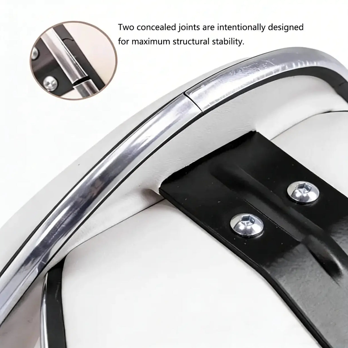 Modern Adjustable Swivel Faux Leather Counter Bar Stool Image - 6