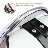 Modern Adjustable Swivel Faux Leather Counter Bar Stool Image - 6