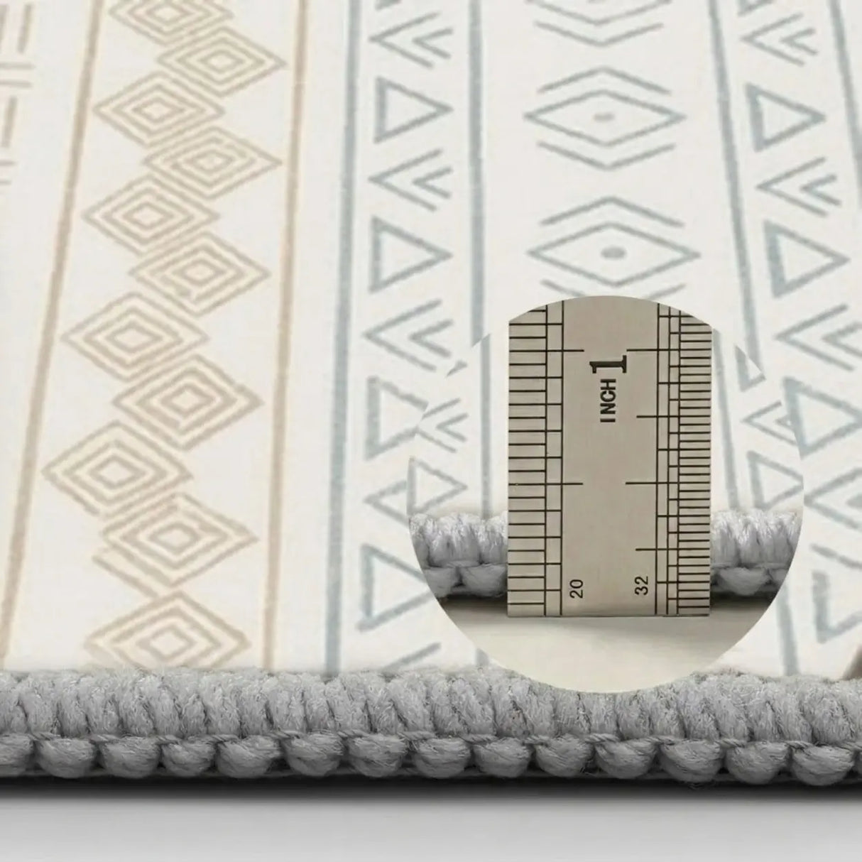 Modern Anti-Slip Polyester Linear Rectangle Area Rug Image - 4