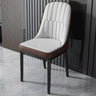 Modern Armless Dining Chairs with Padded Seat and Backrest Image - 19