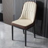 Modern Armless Dining Chairs with Padded Seat and Backrest Image - 20