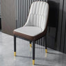 Modern Armless Dining Chairs with Padded Seat and Backrest Image - 33