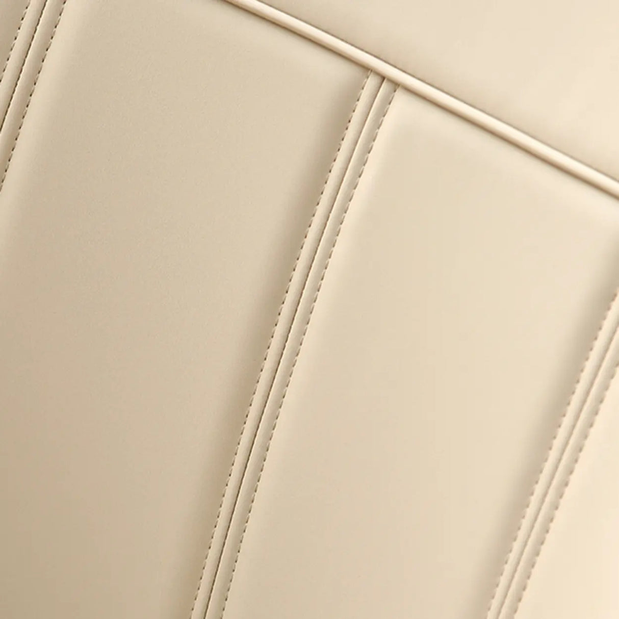 Modern Armless Leather Wingback Upholstered Dining Chairs Image - 13