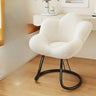 Modern Armless White Adjustable Cozy Swivel Office Chair Image - 28