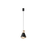 Modern Art Deco Cone Colorful Acrylic Bedroom Pendant Light Image - 2