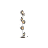 Modern Artistic Irregular Flower Clear Glass Floor Lamp Image - 11