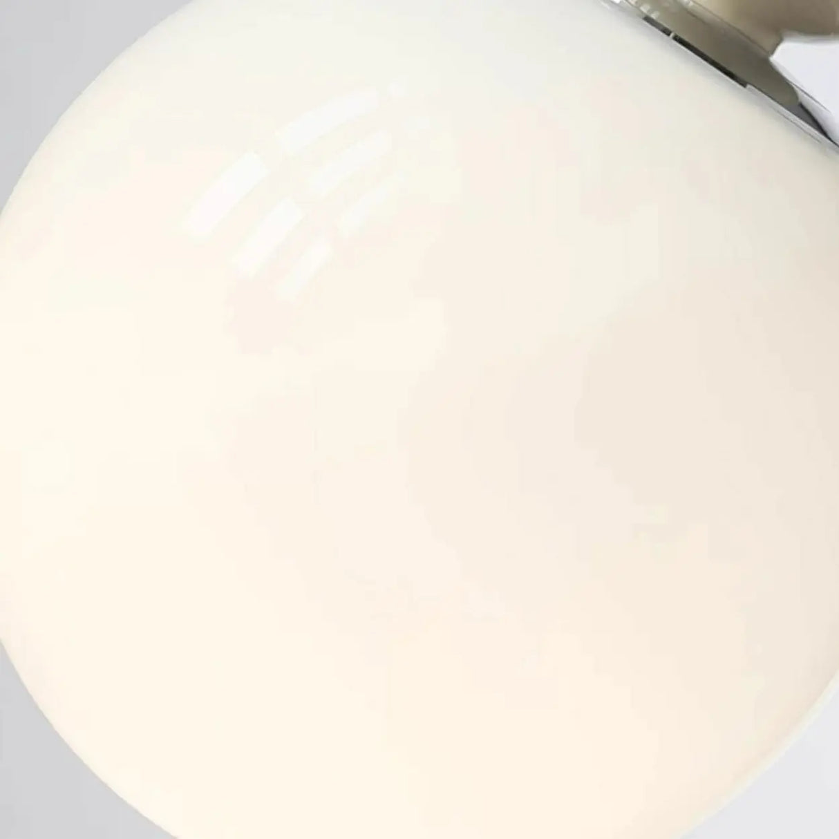 Modern Bedroom Blue White Glass Triple Globe Pendant Light Image - 13
