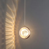 Modern Bedroom Dolphin LED Infinity Mirro Pendant Light Image - 11