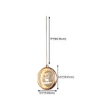 Modern Bedroom Dolphin LED Infinity Mirro Pendant Light #size