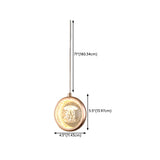Modern Bedroom Dolphin LED Infinity Mirro Pendant Light Image - 20