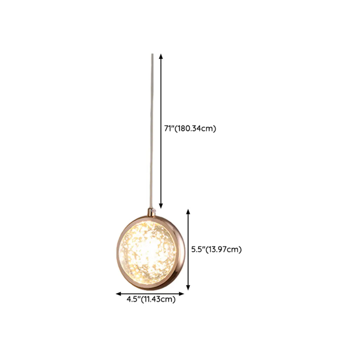 Modern Bedroom Dolphin LED Infinity Mirro Pendant Light Image - 24