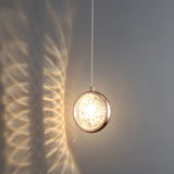 Modern Bedroom Dolphin LED Infinity Mirro Pendant Light Image - 6