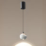 Modern Bedroom LED Chrome Ball Acrylic Pendant Light Image - 2