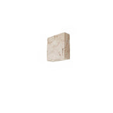Modern Beige Square Stone Bedroom LED Wall Sconce Image - 3