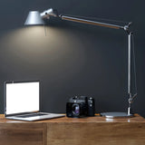 Modern Bell Shape Adjustable Mechanical Table Lamp Image - 2