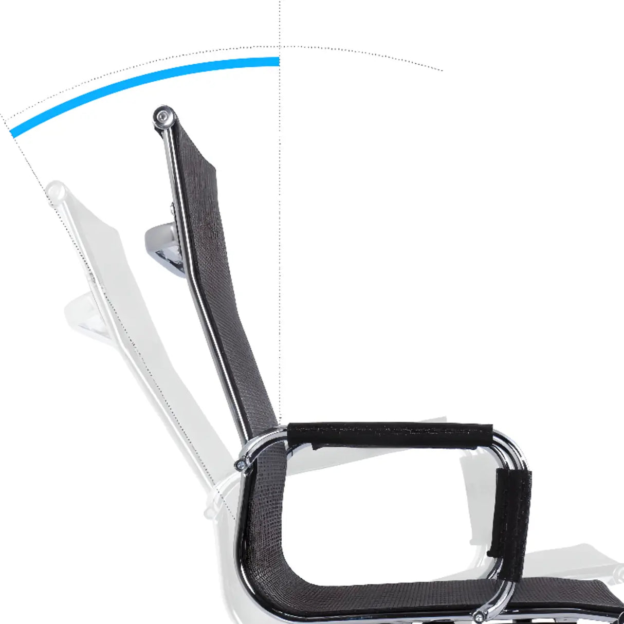 Modern Black Adjustable Arms Ergonomic Mesh Office Chair Image - 13