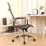 Modern Black Adjustable Arms Ergonomic Mesh Office Chair Image - 3