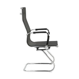 Modern Black Adjustable Arms Ergonomic Mesh Office Chair Image - 4