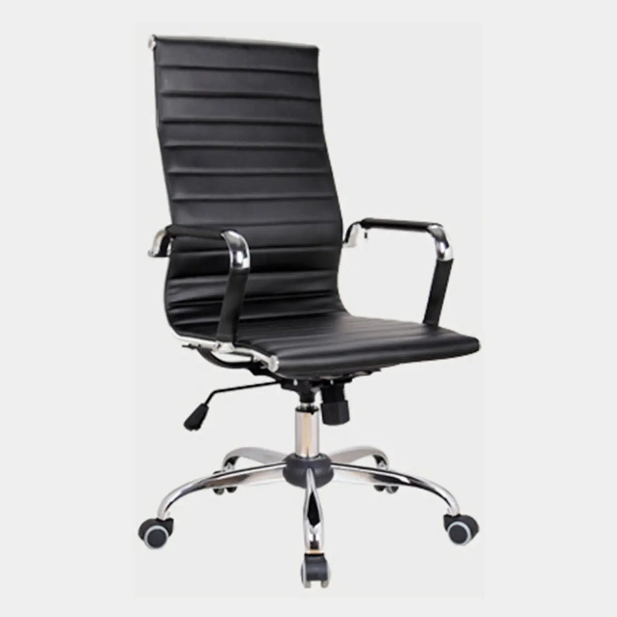 Modern Black Adjustable Arms Ergonomic Mesh Office Chair Image - 6