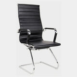 Modern Black Adjustable Arms Ergonomic Mesh Office Chair Image - 8
