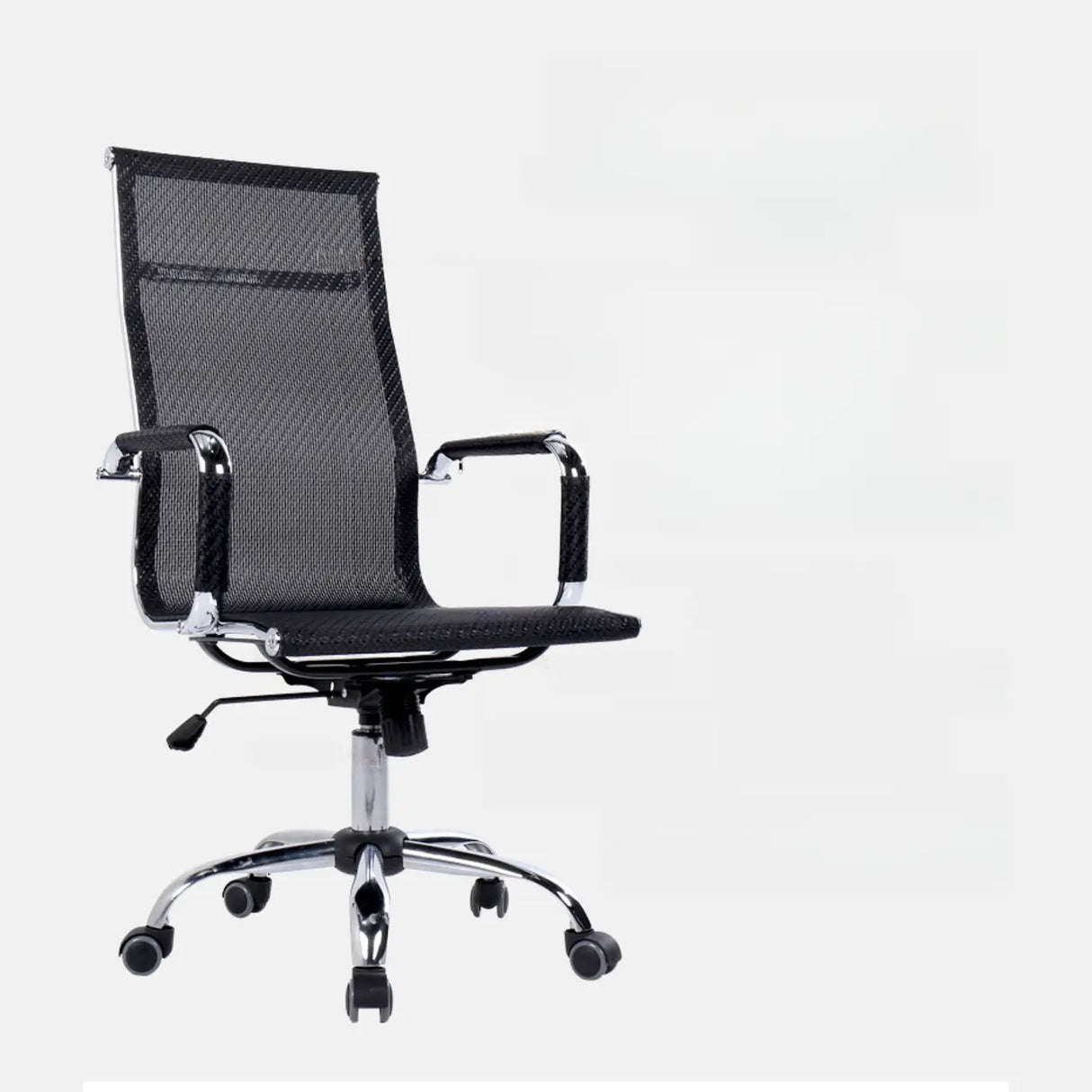 Modern Black Adjustable Arms Ergonomic Mesh Office Chair Image - 9
