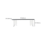 Modern Black and White Minimalist Counter Height Bar Table Image - 12