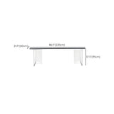 Modern Black and White Minimalist Counter Height Bar Table Image - 13