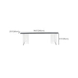 Modern Black and White Minimalist Counter Height Bar Table Image - 14