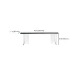 Modern Black and White Minimalist Counter Height Bar Table Image - 15