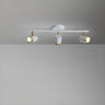 Modern Black Cylinder Semi-Flush Mount Light 5-Light Image - 9